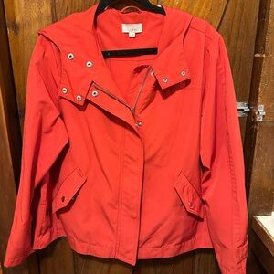 LOFT Women's Red Light Rain Jacket